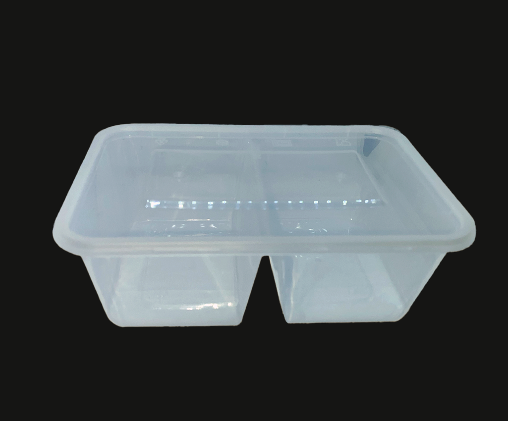 750ml 微波爐盒連蓋(55分格) 300套/箱